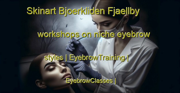 Skinart Bjoerkliden Fjaellby workshops on niche eyebrow styles | EyebrowTraining | EyebrowClasses | SkinartTraining-Sweden